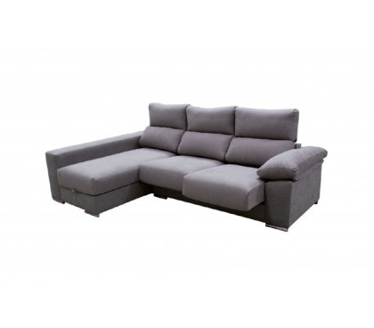 Chaiselongue reclinable deslizante y arcón